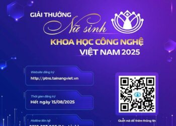 THÔNG TIN NỘP GIẢI THƯỞNG NỮ SINH KHOA HỌC CÔNG NGHỆ 2025